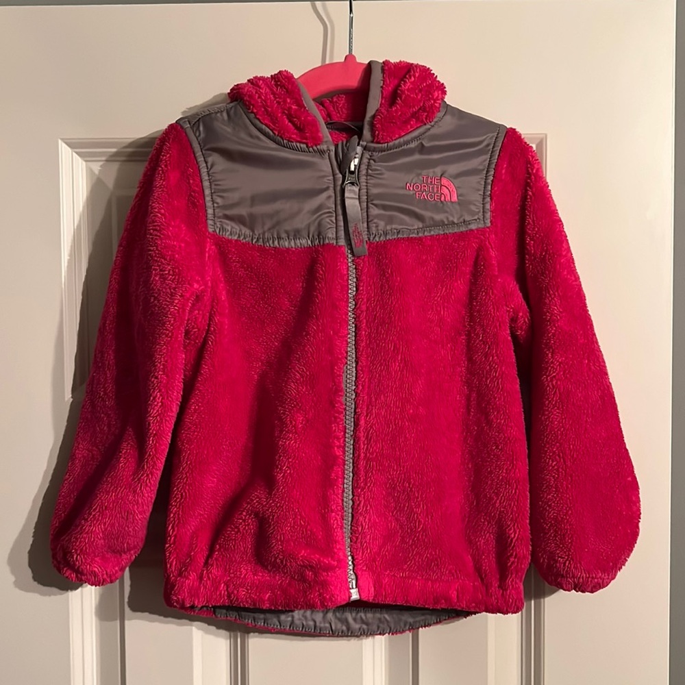 North Face pink fleece